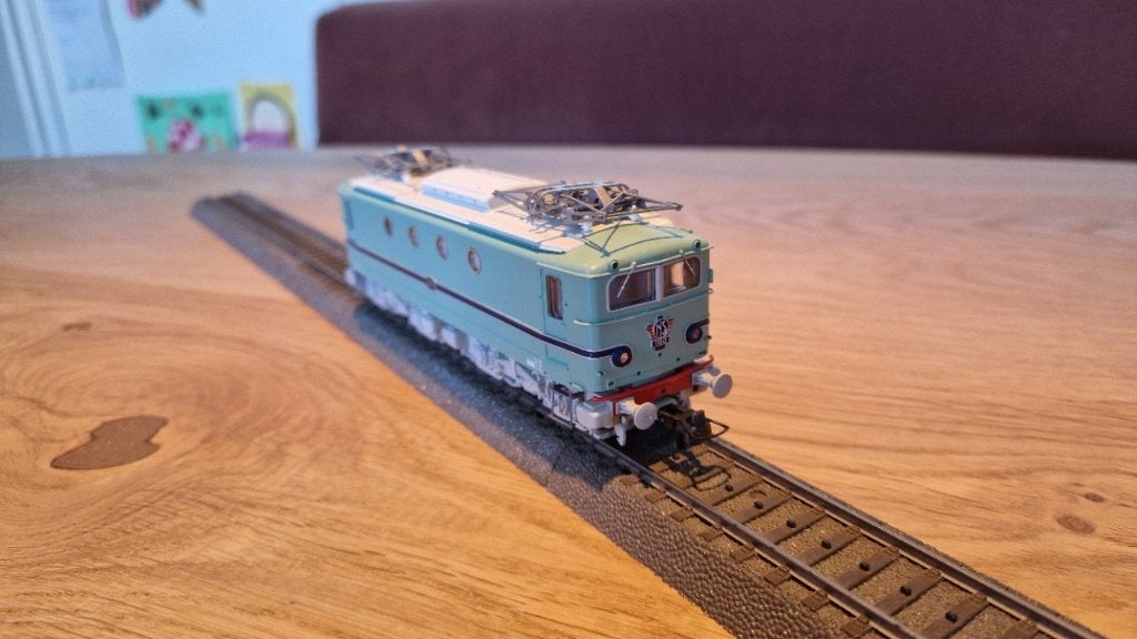 Roco NS Serie 1150 in turquoise, AC/wisselstroom digitaal, Wisselstroom, Locomotief, Ophalen of Verzenden, Roco