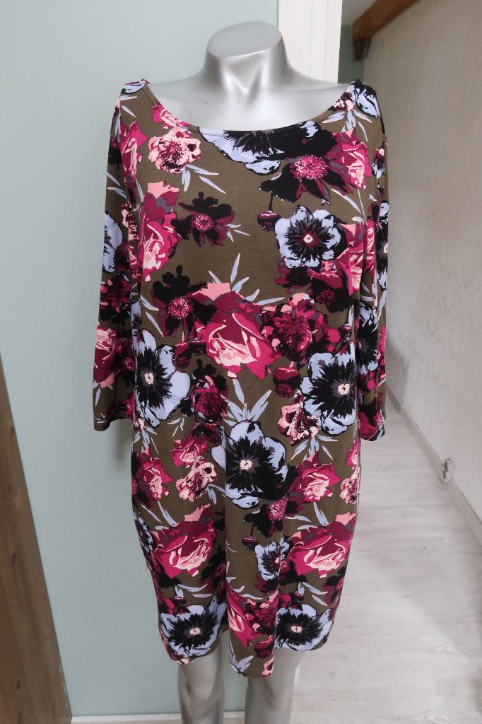 Vila mooie jurk met bloemen xl, Overige kleuren, Vila, Maat 46/48 (XL) of groter, Ophalen of Verzenden