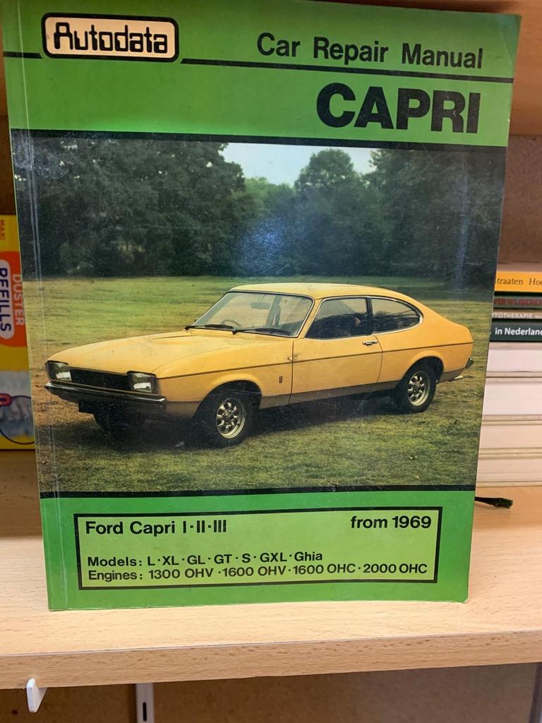 Reparatiehandleiding Ford Capri I, II, III (vanaf 1969) Auto, Ophalen of Verzenden, Gelezen, Ford