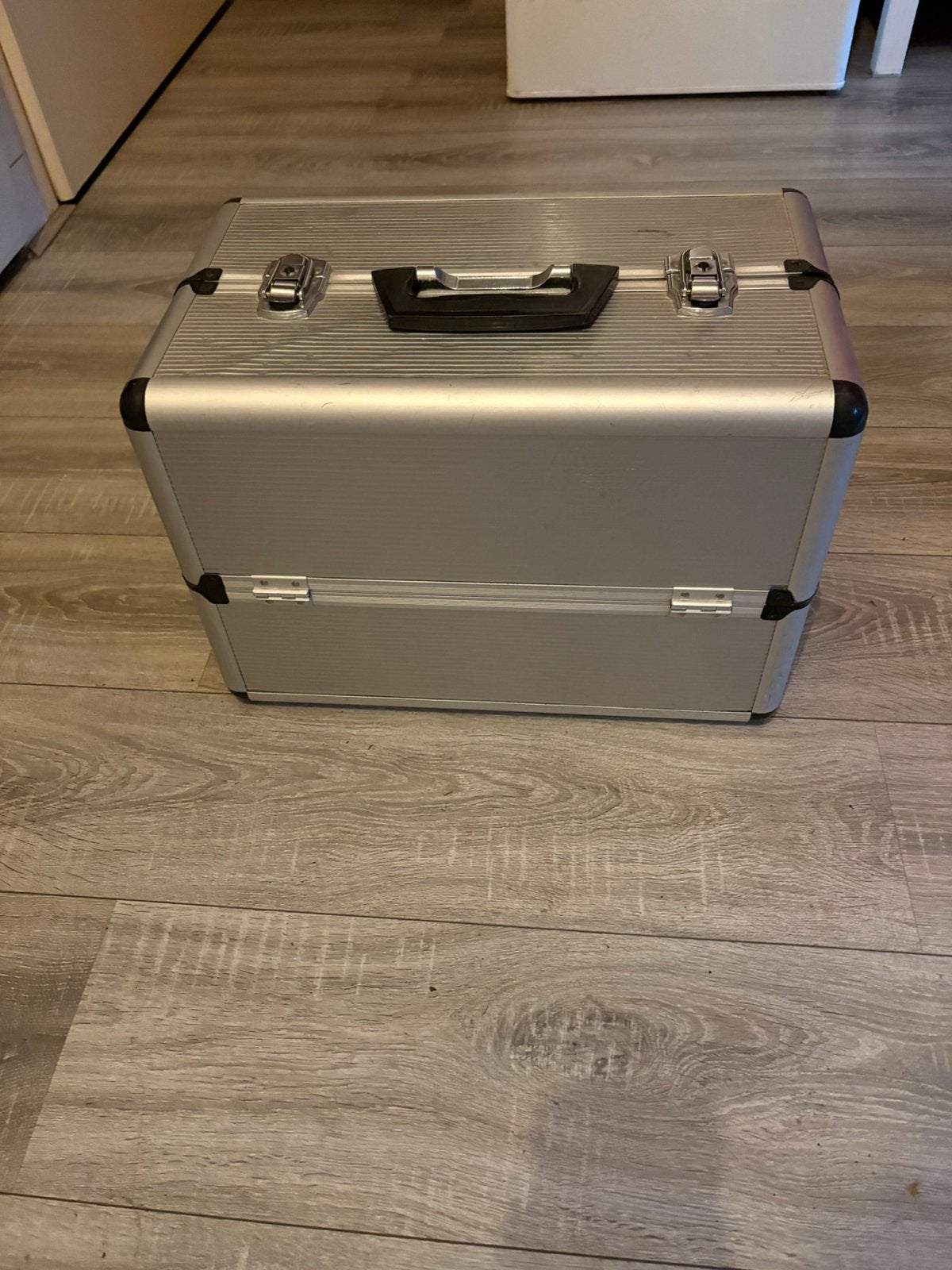 Visagie koffer hardcase, Sieraden, Tassen en Uiterlijk, Koffers, Ophalen, Slot, Minder dan 50 cm, Zo goed als nieuw