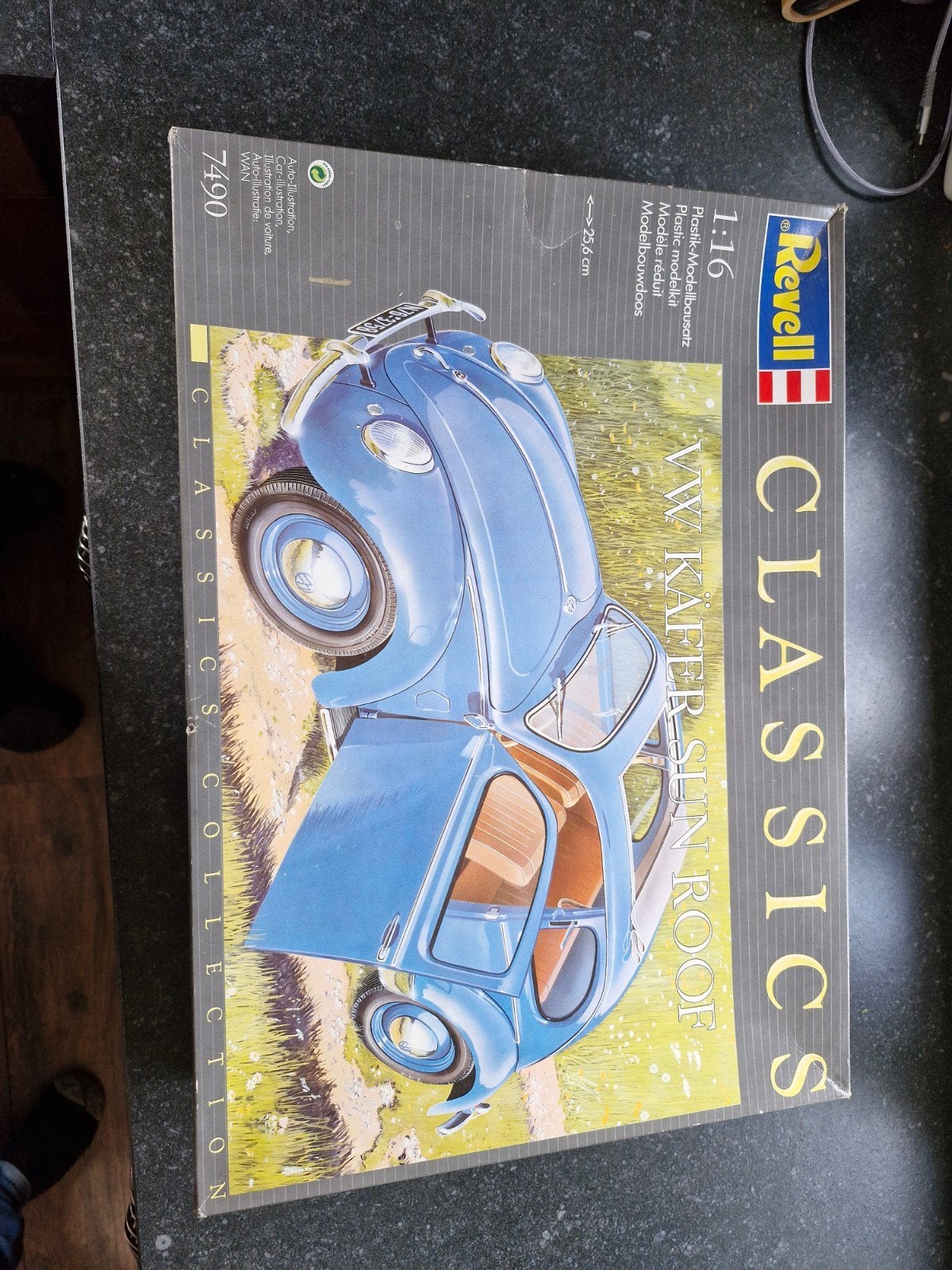 Revell VW Kever Sun Roof Bouwpakket 1:16, Ophalen, Auto, Revell, Groter dan 1:32