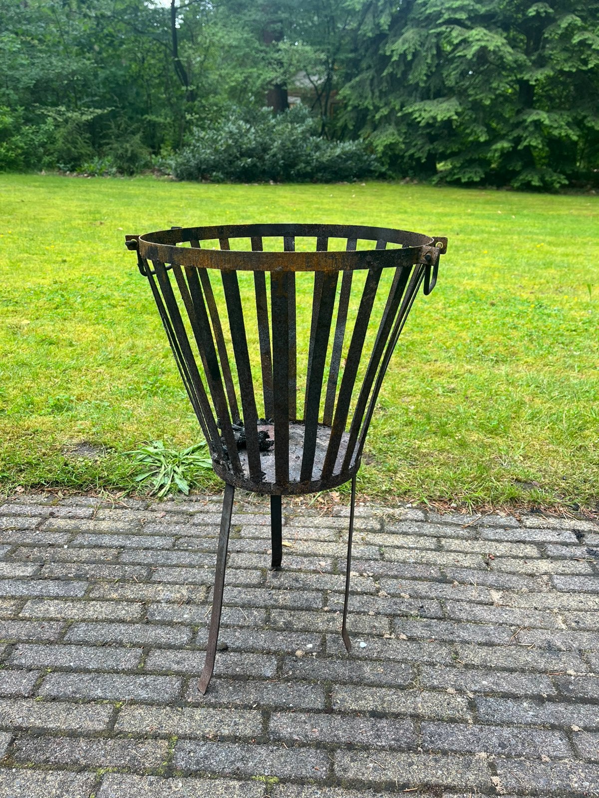 Gratis! 2 vuurkorfjes, Tuin en Terras, Ophalen, Gebruikt, Vuurkorf