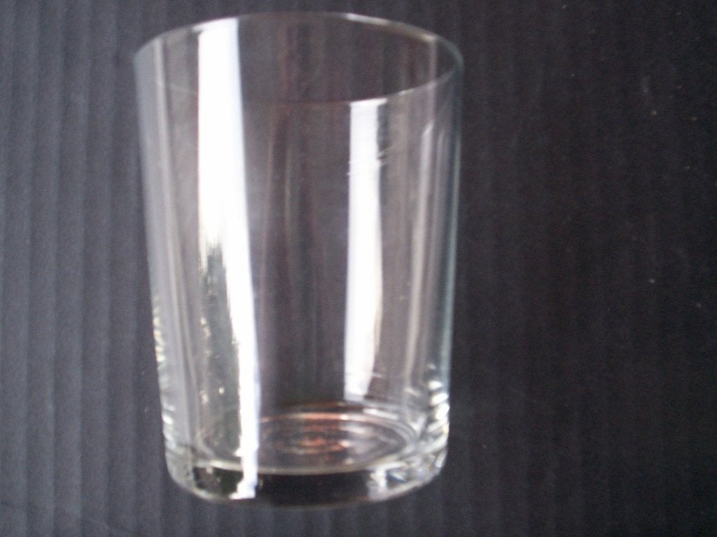 6x DRINKGLAS blank glas 0,22 L. Reims 'rechthoek drinkglazen, Glas of Glazen, Ophalen of Verzenden, Overige stijlen, Glas