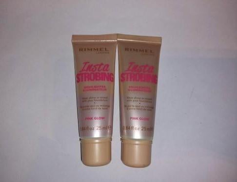 2 Nieuwe rimmel insta stobing liquid highlighter (advr 86), Overige kleuren, Gehele gezicht, Nieuw, Ophalen of Verzenden