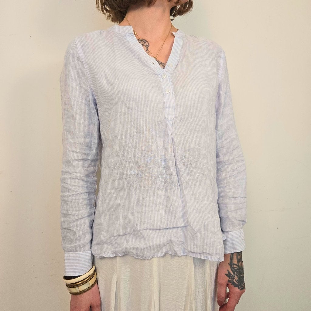 Adagio Gestreepte Blouse Dames EU 38 / M, Kleding | Dames, Tops, Maat 38/40 (M), Ophalen of Verzenden, Zo goed als nieuw, Lange mouw