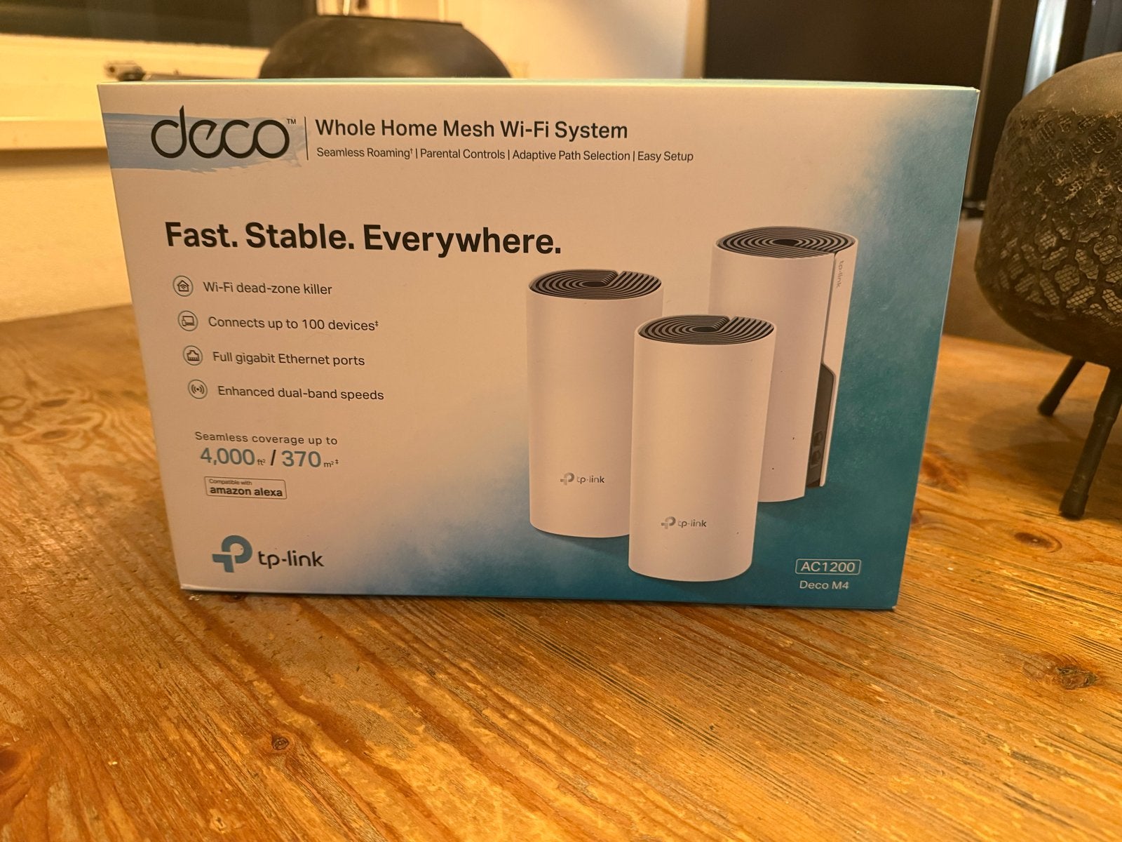 TP-Link Deco M4 AC1200 Whole Home Mesh Wi-Fi Systeem, Computers en Software, Routers en Modems, Ophalen of Verzenden, Nieuw, Router