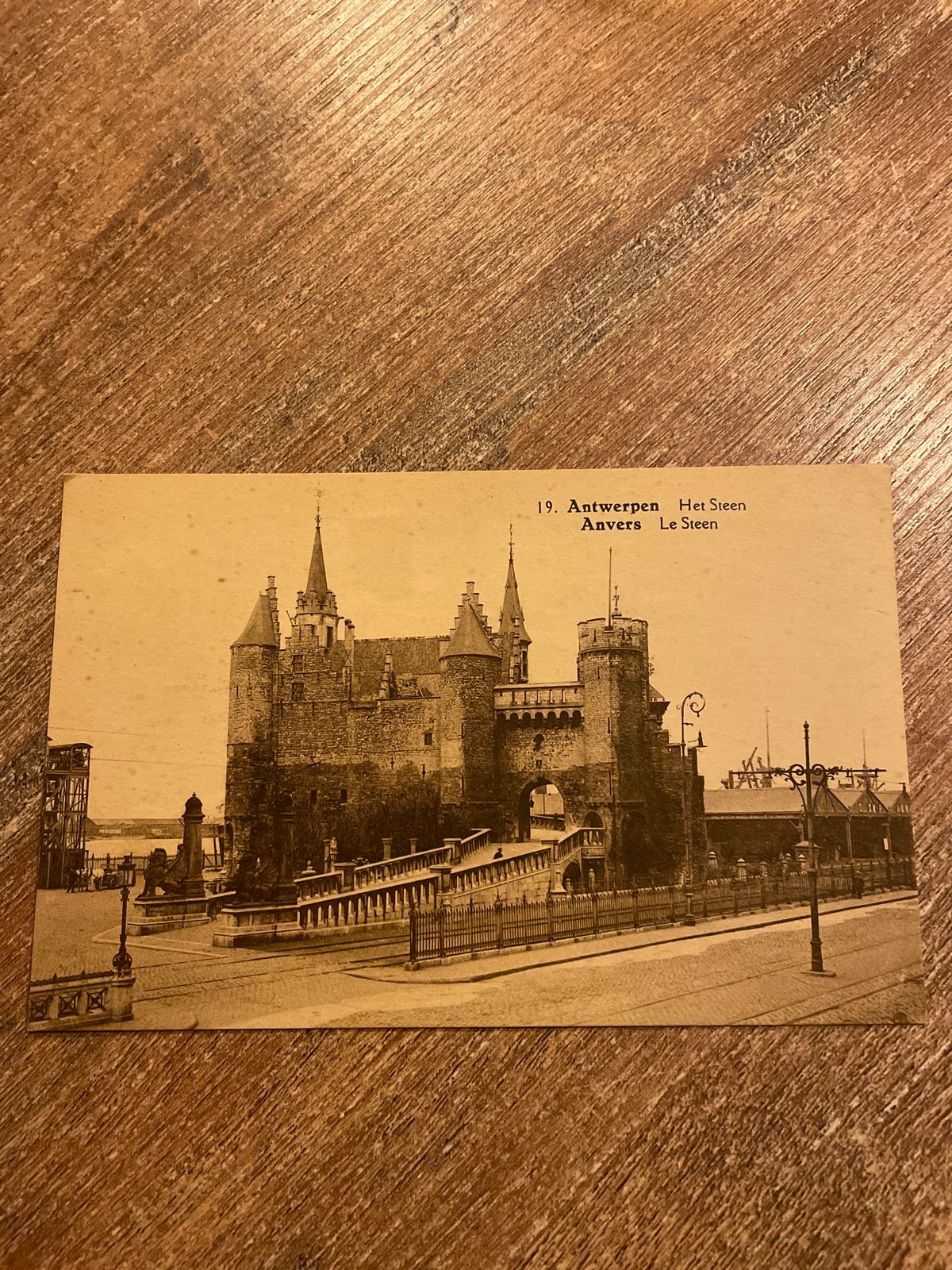 Oude Postkaart Antwerpen Het Steen - Voor 1920, Ophalen of Verzenden, Voor 1920, Gelopen, Antwerpen