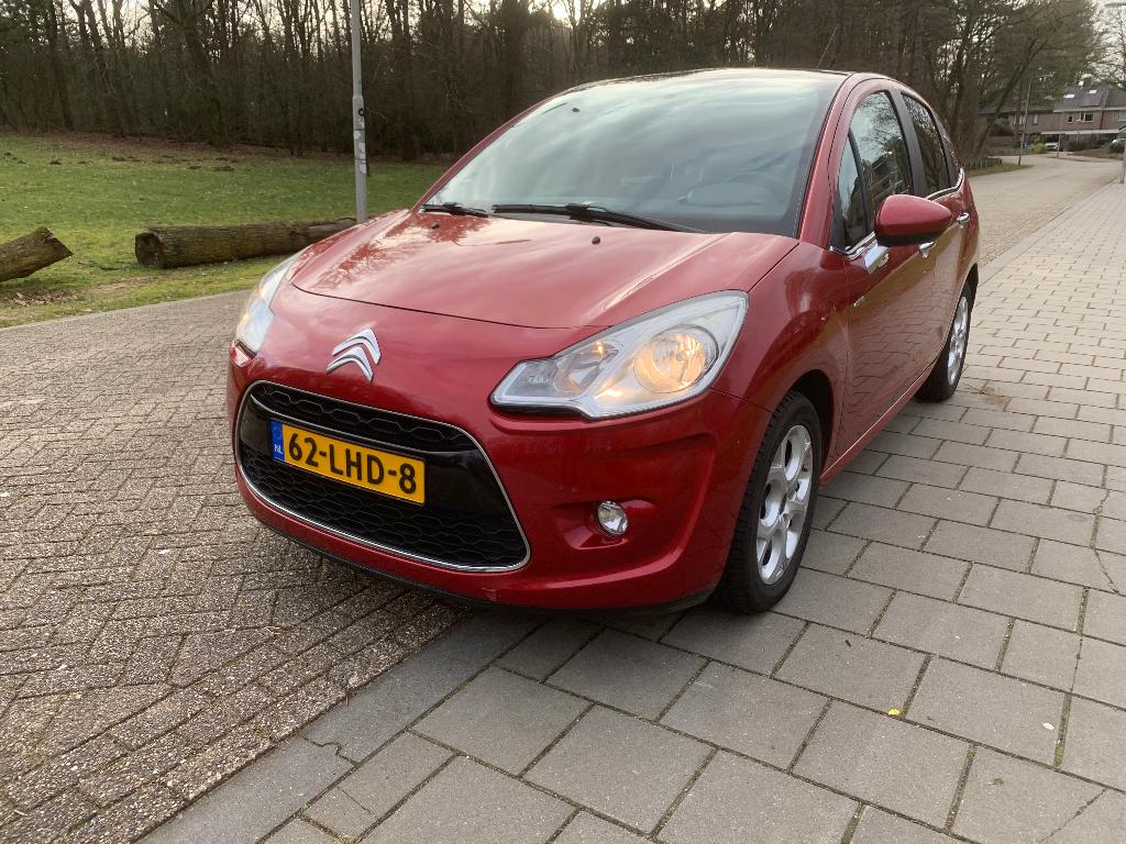 Citroën C3 1.6 VTI 88KW 2010 Rood, Auto's, Citroën, Voorwielaandrijving, Euro 5, Stof, 40 €/maand