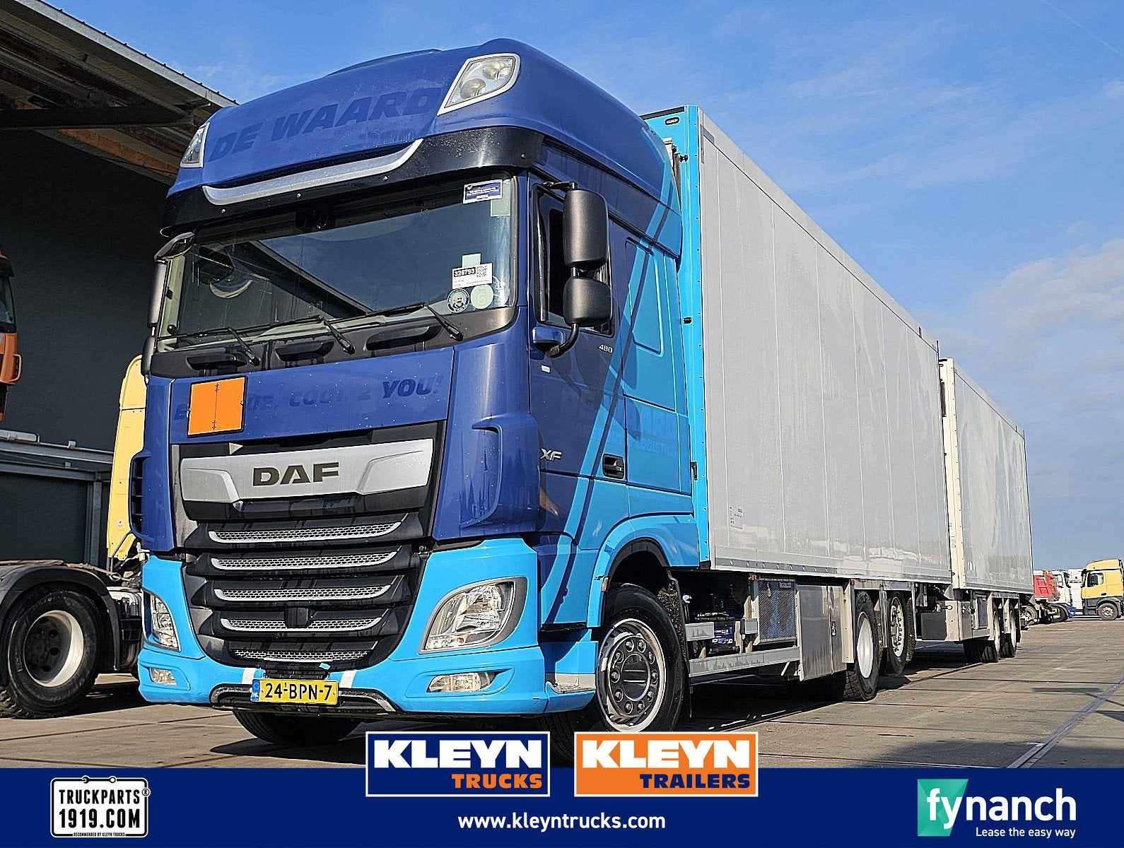 DAF XF 480 6x2 fan schmitz, Automaat, Euro 6, Overige kleuren, Origineel Nederlands