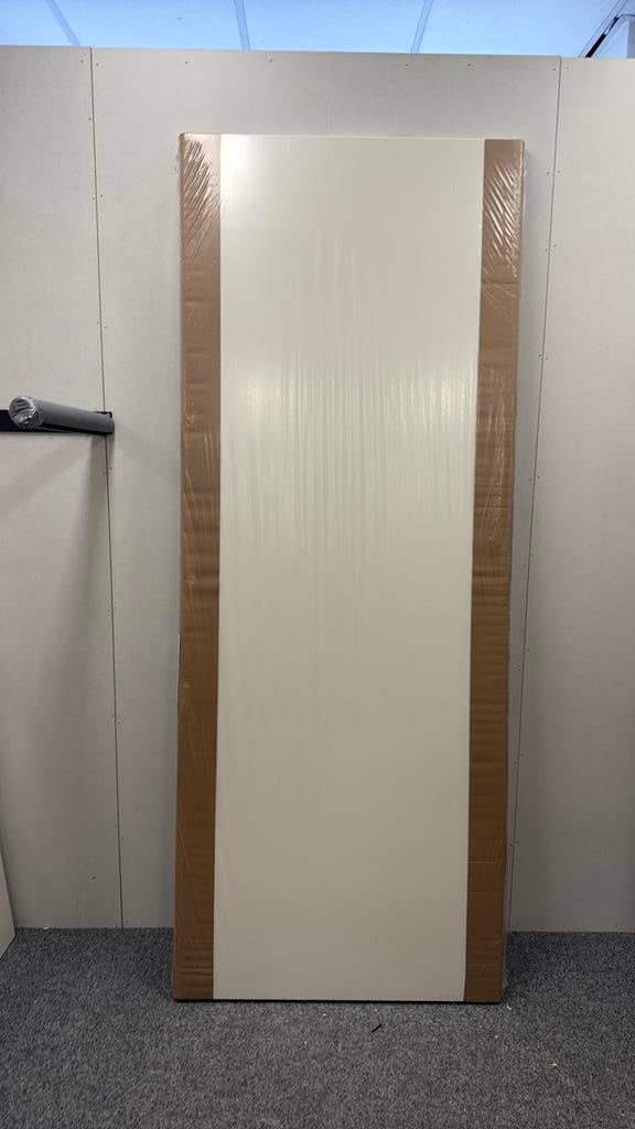 Mp 330 Svedex afgelakt witte opdekdeur 231,5/88, Ophalen, Zo goed als nieuw, Binnendeur, 215 cm of meer
