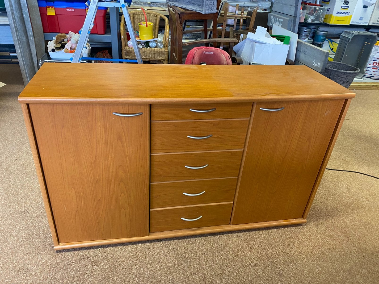 Dressoir, Gebruikt, Met lade(s), 150 tot 200 cm, Ophalen of Verzenden