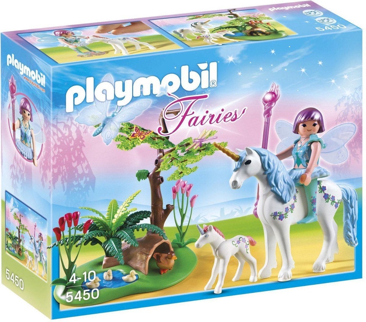 Playmobil 5450 Fairies Eenhoorn met Elfje (doos niet inbegre, Gebruikt, Complete set, Fantasy, Ophalen of Verzenden