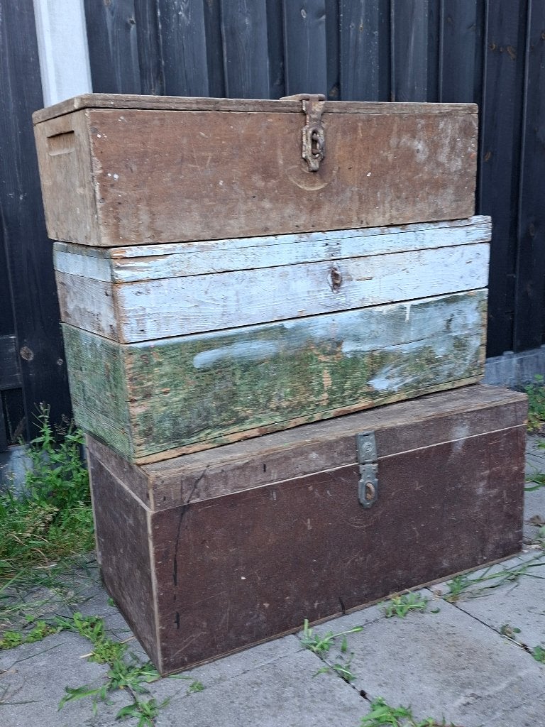Houten gereedschapskisten