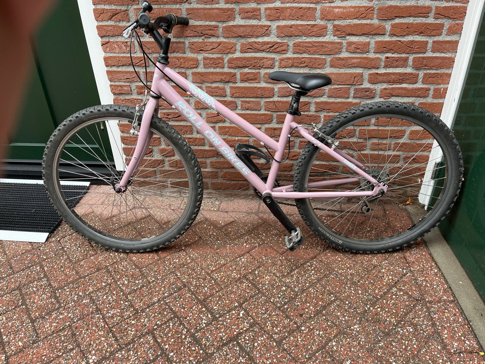 MTB  kinderfiets met 7 versnellingen, Ophalen, Velgrem, Handrem, Gebruikt