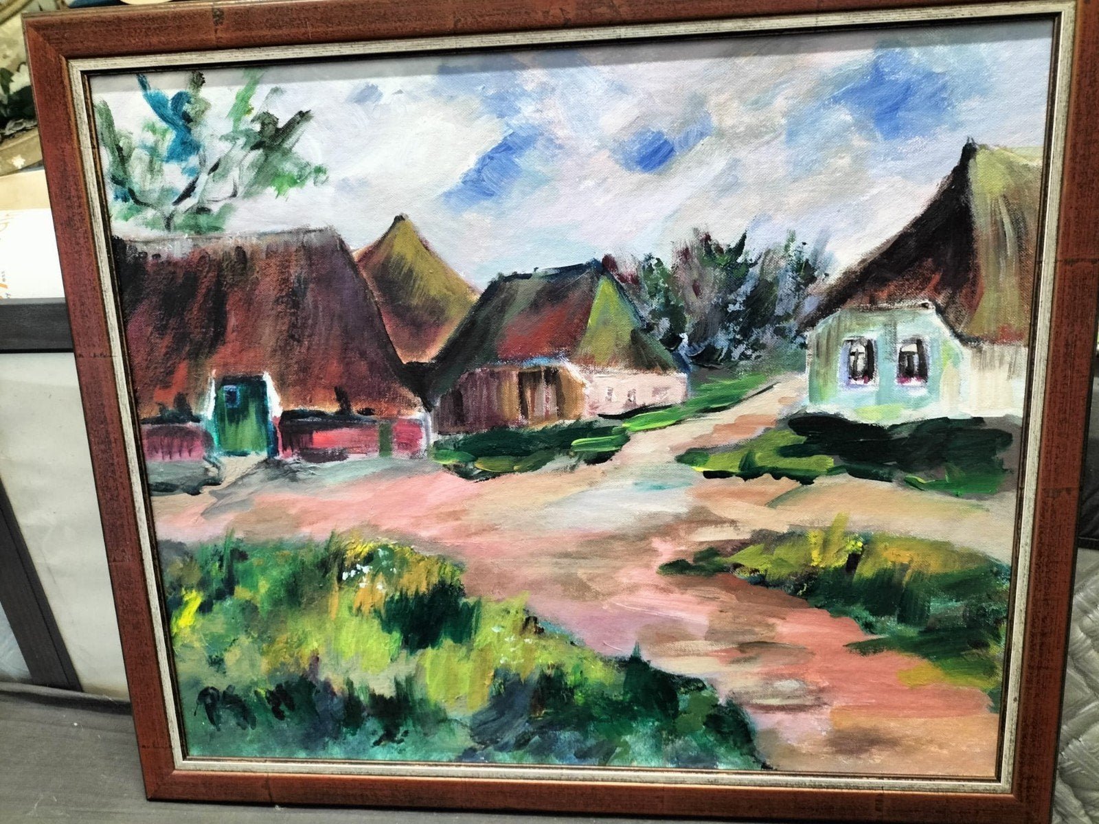 Piet Scholtens - Groninger Ploeg Stijl Landschap, Antiek en Kunst, Ophalen
