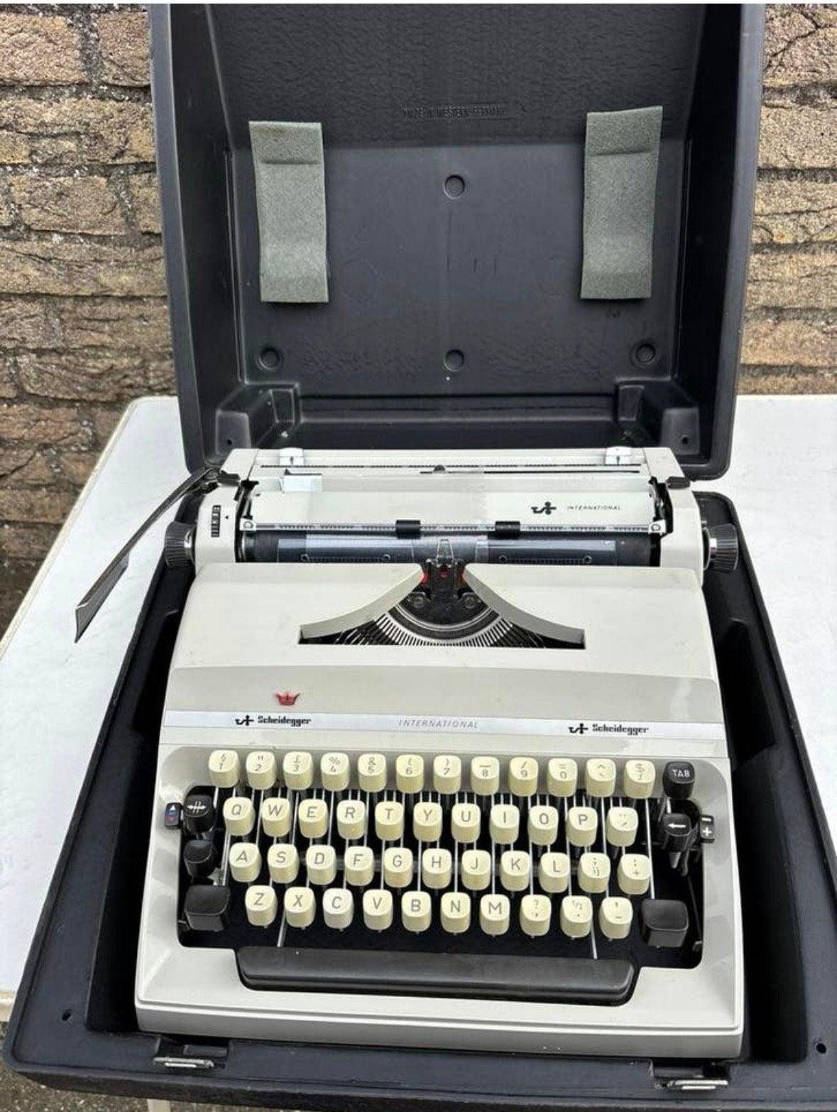 Vintage Scheidegger type machine, Ophalen of Verzenden, Gebruikt