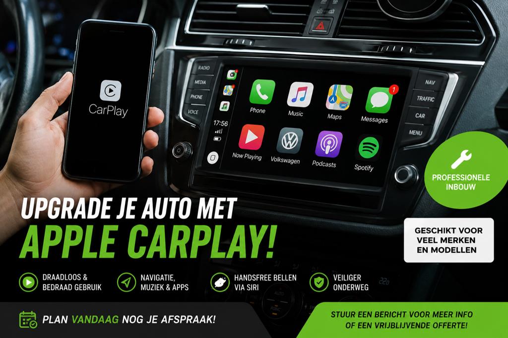 CarPlay! Inclusief inbouw. Regio t’gooi, Ophalen, Nieuw