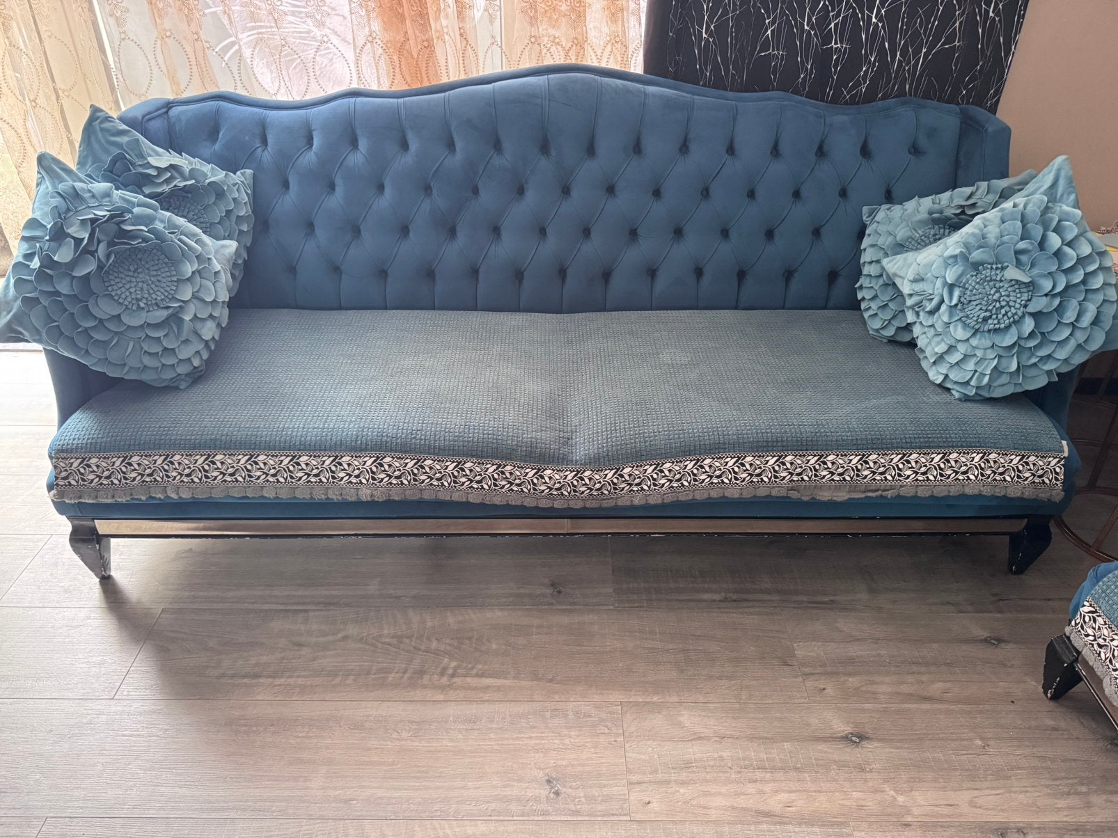 2 mooi banken voor de woonkamer, Ophalen, Zo goed als nieuw, Hout