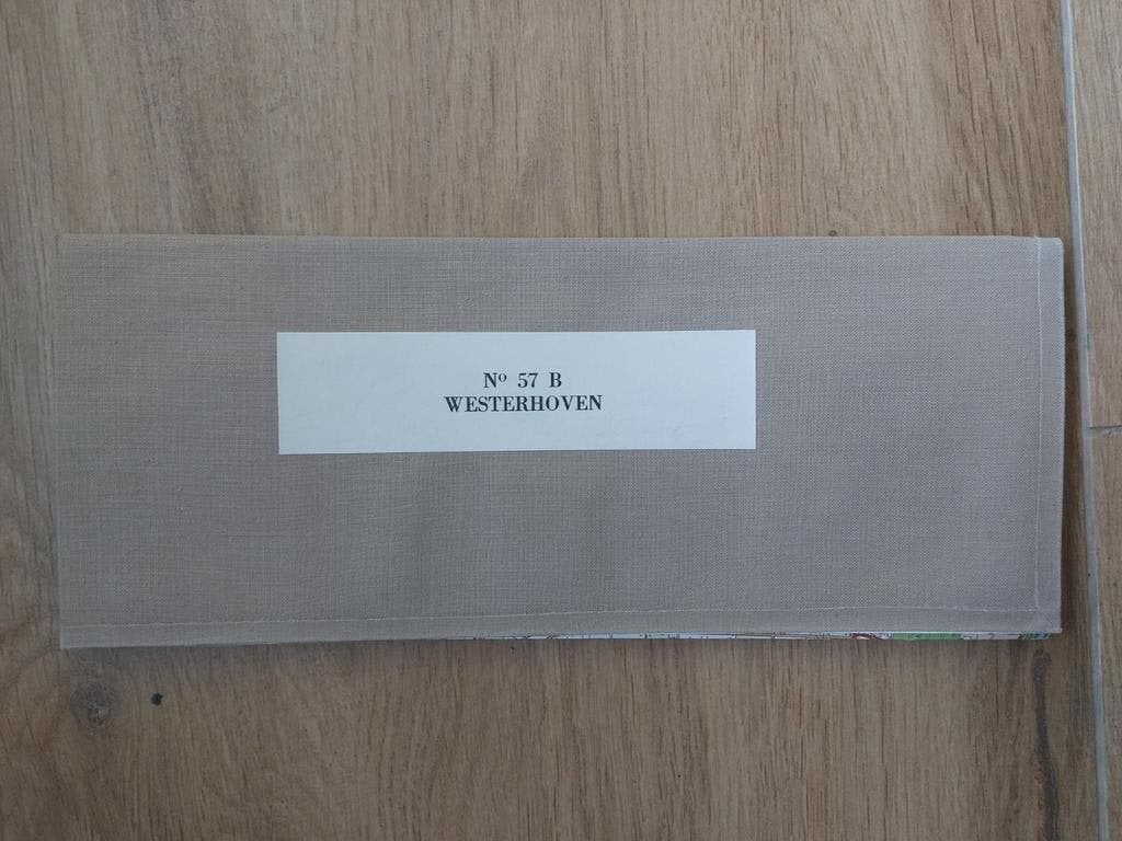57B Westerhoven Bergeijk Eersel Valkenswaard Stafkaart 1963, Topografische Dienst Nederland, Ophalen of Verzenden, 1800 tot 2000