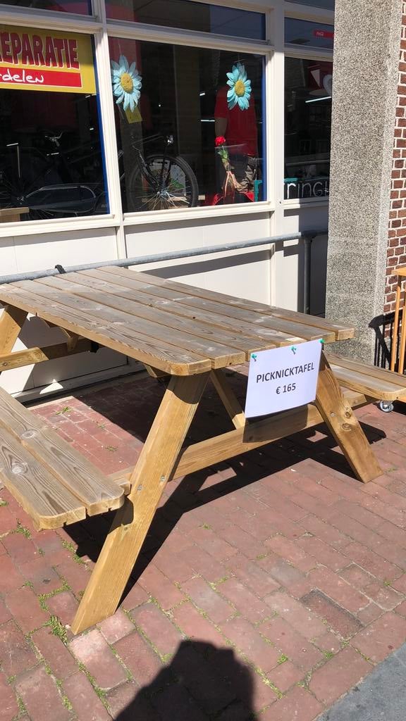 Picknick tafels in verschillende maten, Ophalen, Nieuw, X, Rechthoekig