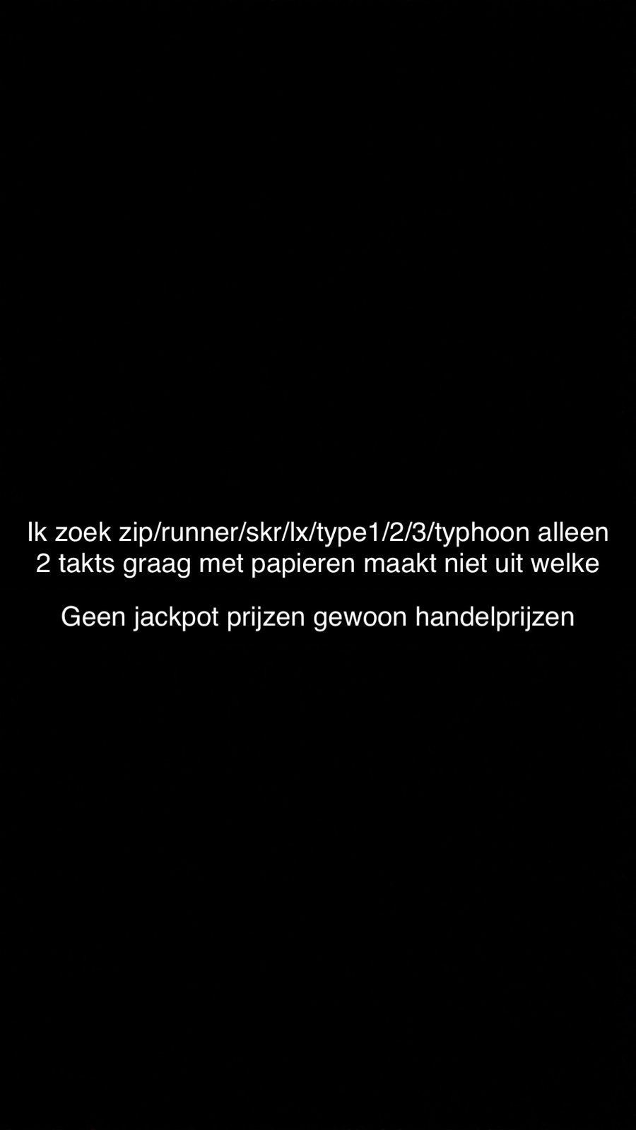 Hallo ik zoek scooters 2takt met papieren bekijk foto!, Ophalen of Verzenden, Tweetakt, Overige modellen