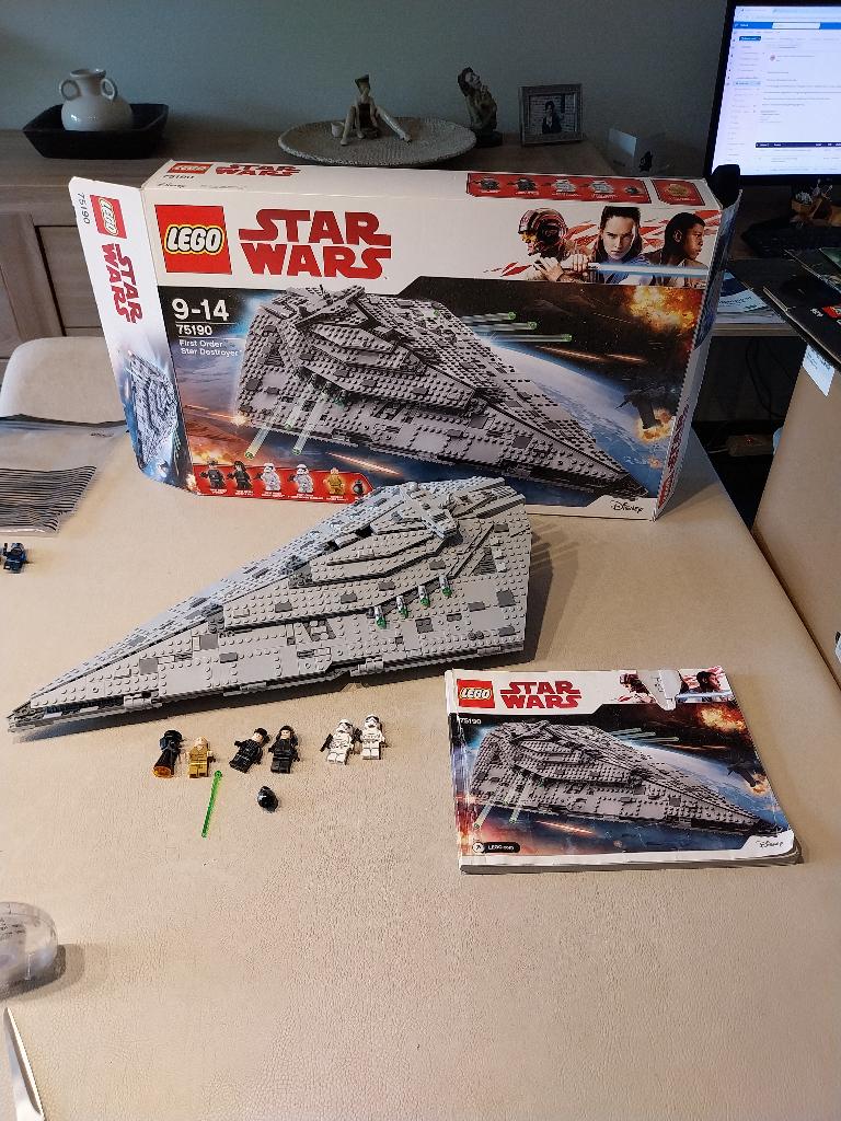 lego star wars 75190 First Order Star Destroyer, Star Wars, Lego, Ophalen of Verzenden, Zo goed als nieuw