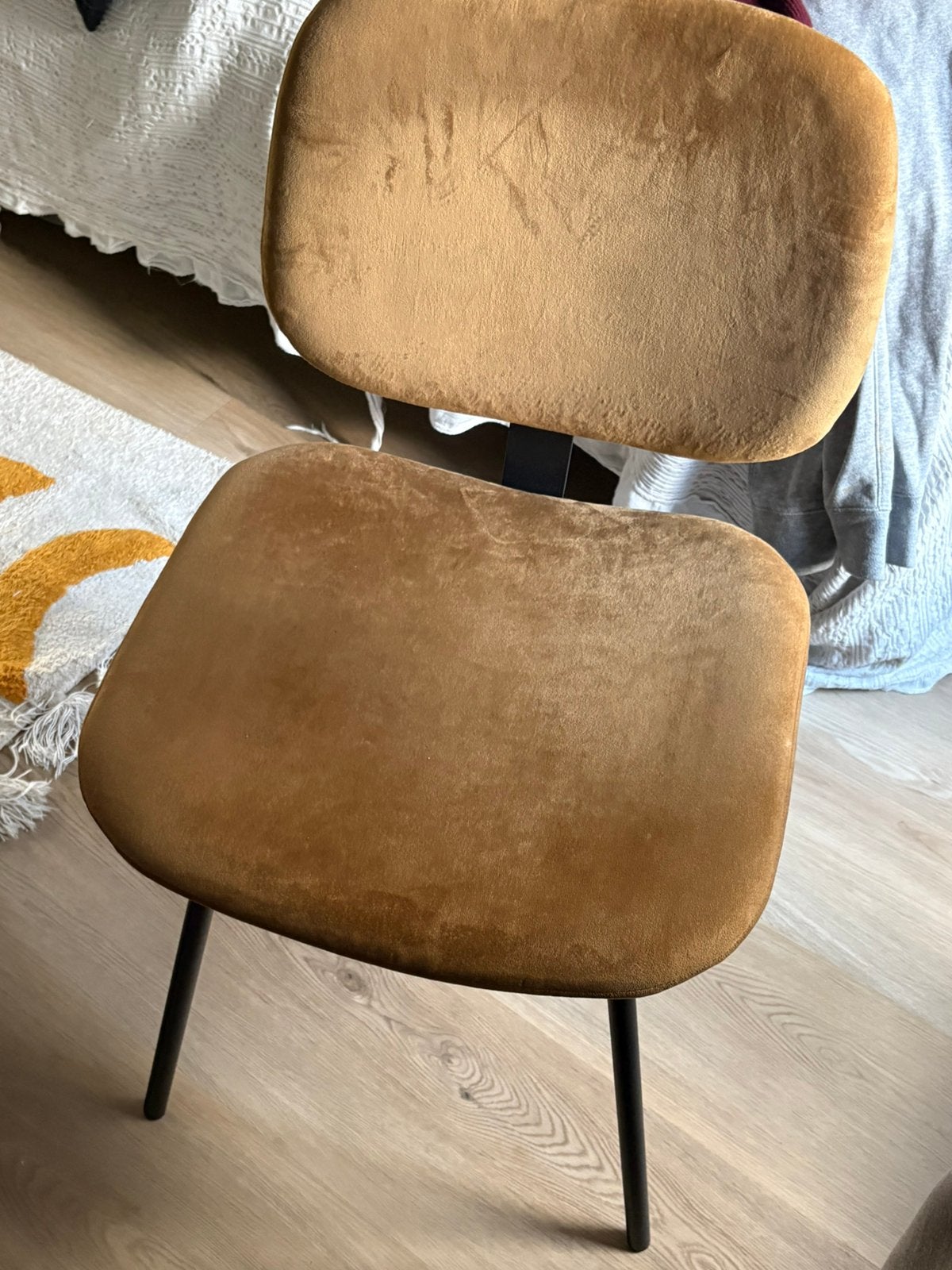 Stoel okergeel, Huis en Inrichting, Ophalen, Zo goed als nieuw, Overige kleuren, Eén
