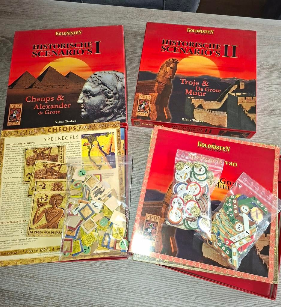 Kolonisten Historische Scenario's I & II, Hobby en Vrije tijd, Gezelschapsspellen | Bordspellen, Ophalen of Verzenden