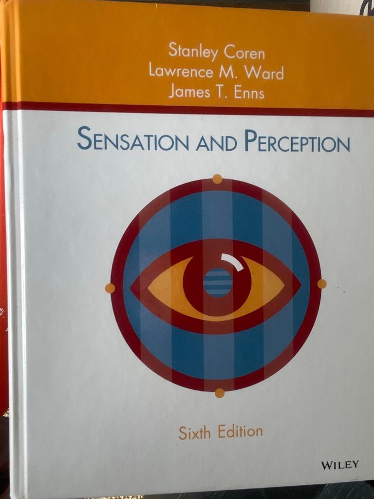 Sensation and Perception - Stanley Coren, Lawrence M. Ward, Ophalen of Verzenden, Gamma, Gelezen, HBO