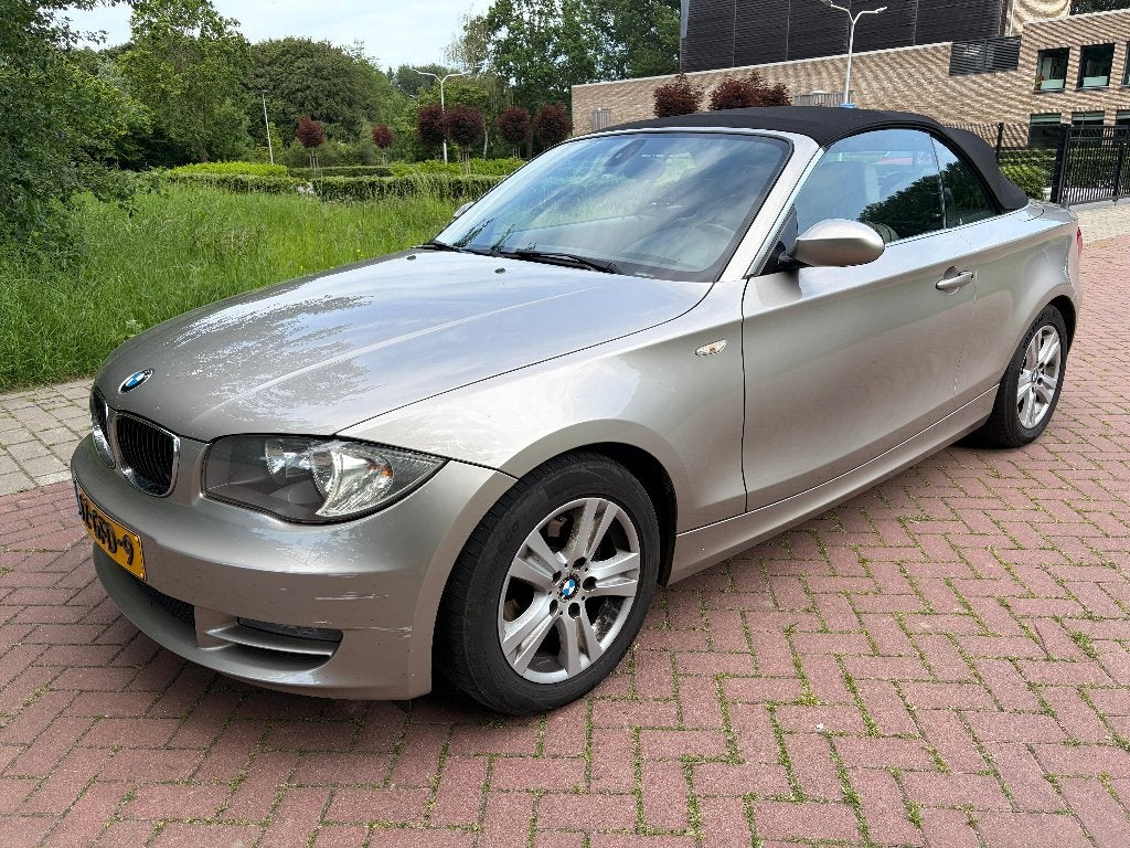 BMW 1-Serie 2.0 118i Cabrio 2008/ Nieuwe Dak!/ Nieuwe APK, 1-Serie, 1995 cc, Beige, Cabriolet