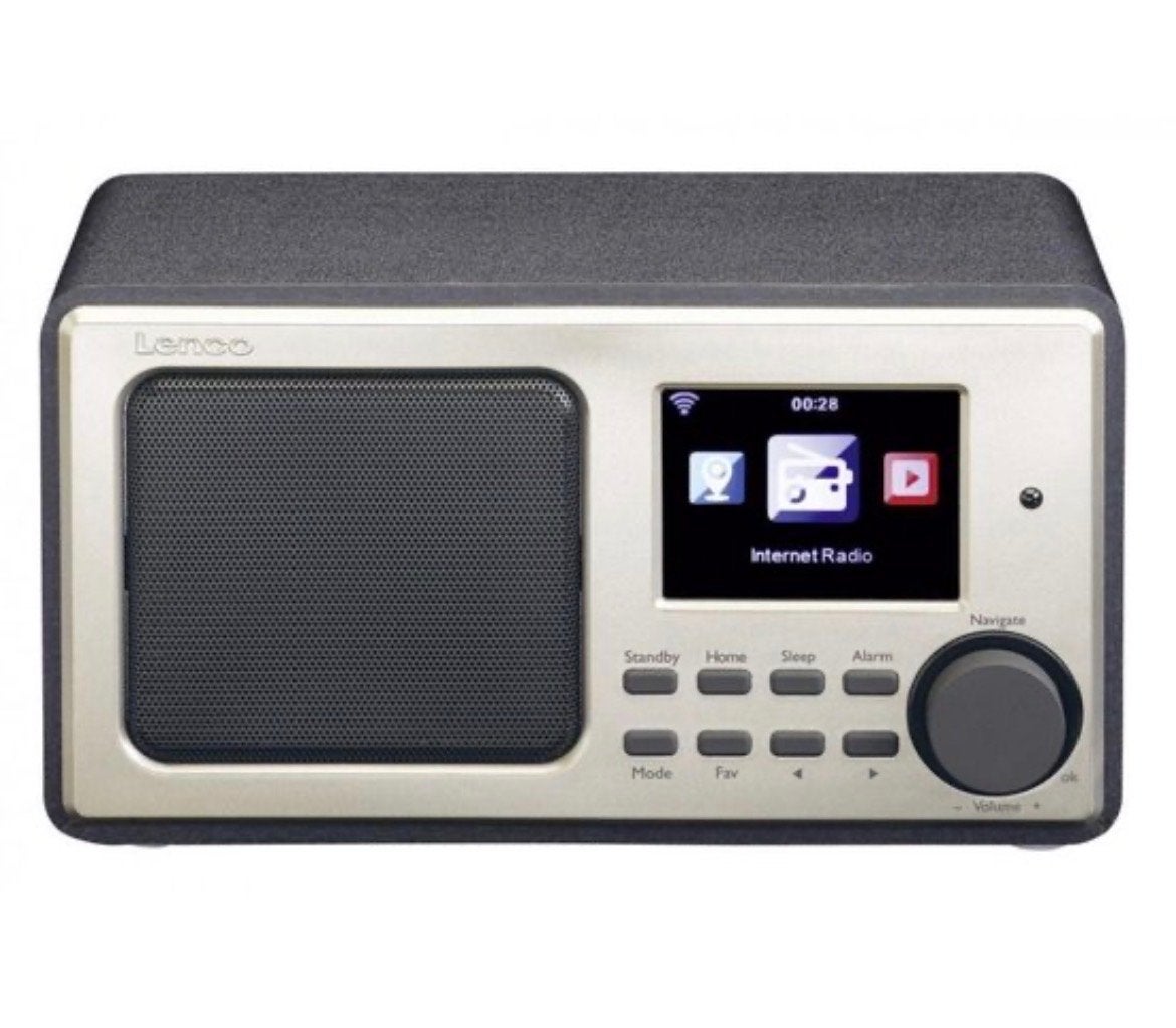 Lenco DIR-100BK Internet Radio - Zo goed als nieuw, Ophalen of Verzenden, Zo goed als nieuw, Radio