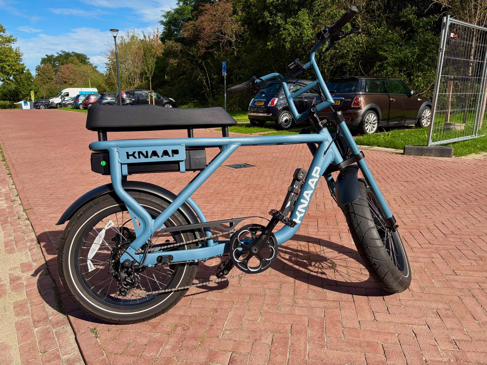 Knaap AMS X Fatbike | Ice Blue | 840 km | Nieuwstaat, Zo goed als nieuw, Minder dan 47 cm, 50 km per accu of meer, Ophalen
