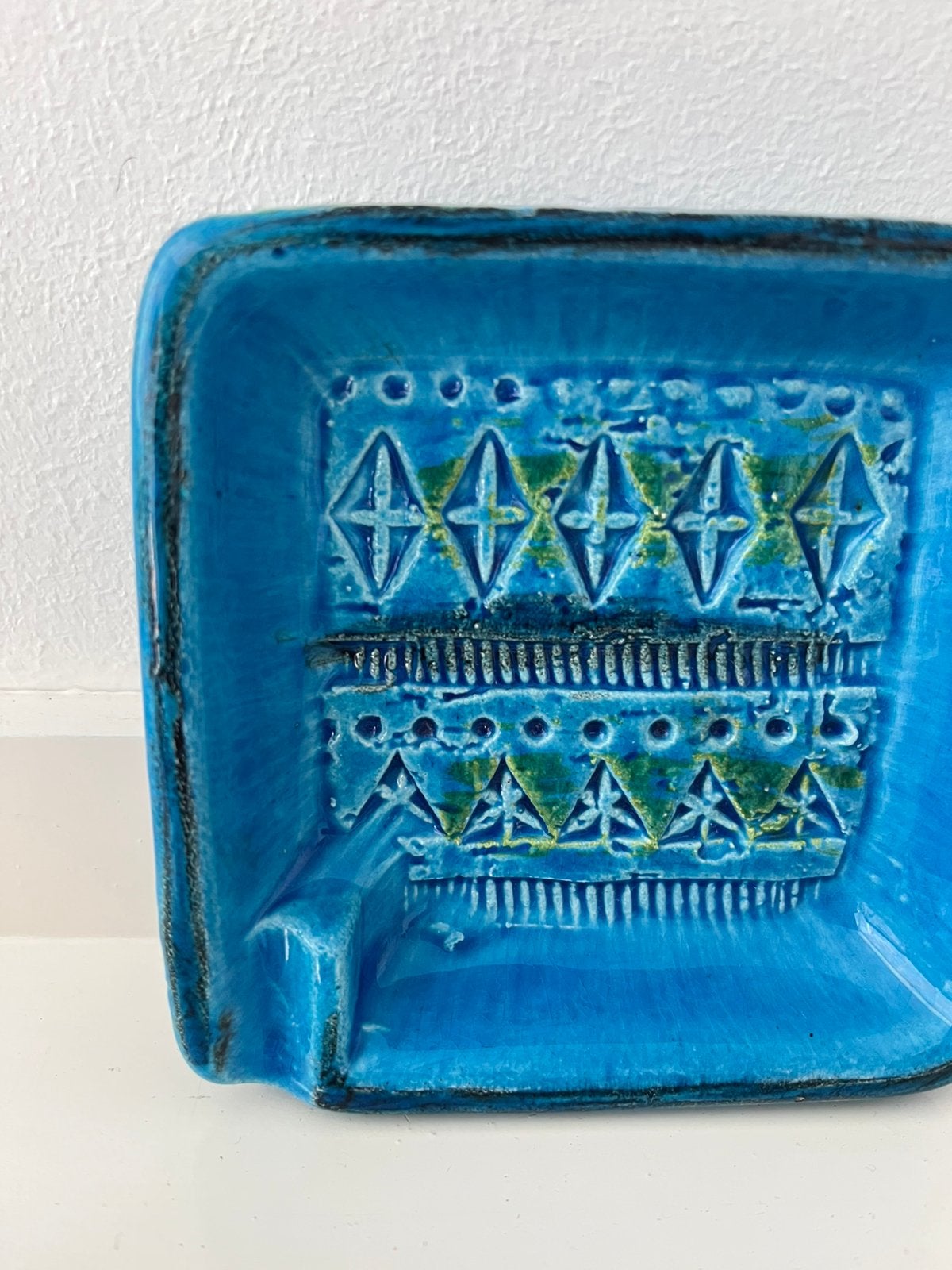 Bitossi Rimini Blu asbak, Ophalen of Verzenden