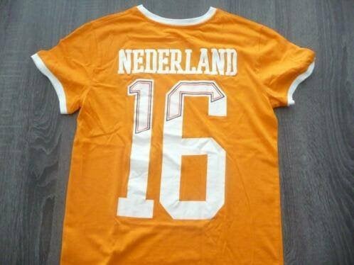 ESPRIT oranje t-shirt Nederland!! , maat 164 (qwe), Ophalen of Verzenden, Zo goed als nieuw, Esprit, Shirt of Longsleeve