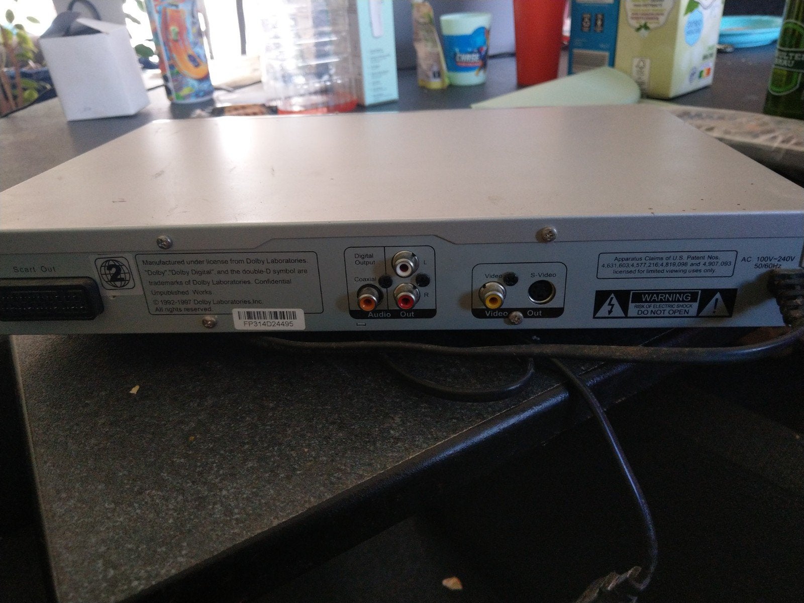 Silver DVD-speler met Dolby Digital, Audio, Tv en Foto, Dvd-spelers, Gebruikt, Dvd-speler, Overige merken, Ophalen of Verzenden