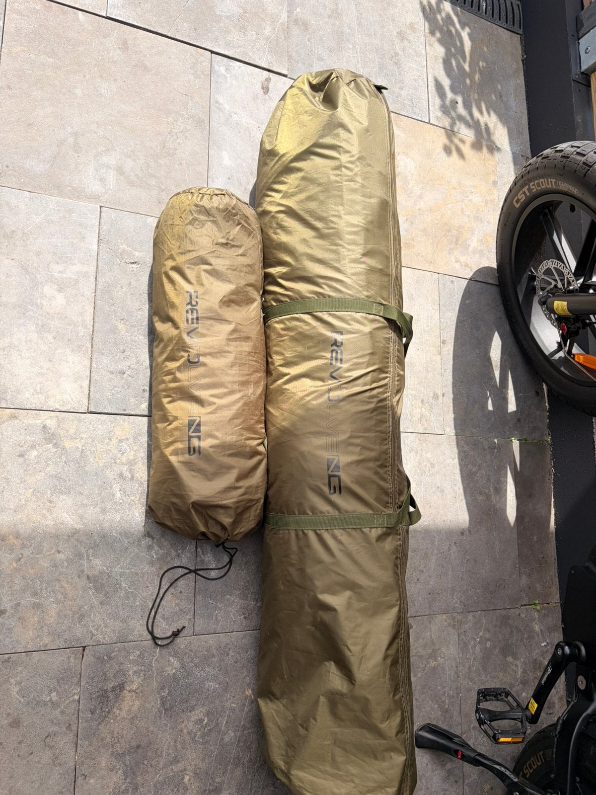 Avid revolve NG 1mans bivvy incl overwrap nieuwe staat, Watersport en Boten, Ophalen of Verzenden, Zo goed als nieuw, Overige typen