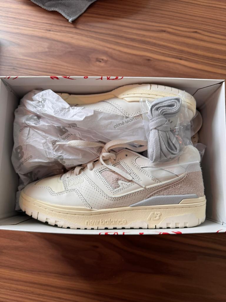 Aimé Leon Dore x New Balance 550 White/Grey, Kleding | Heren, Schoenen, Wit, Nieuw, Ophalen of Verzenden, Sneakers of Gympen