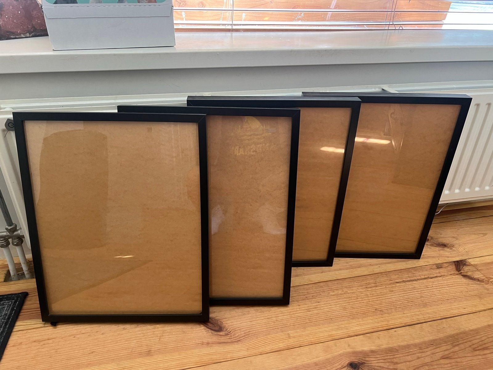 IKEA RIBBA Fotolijsten 40x50 cm - Zwart, Ophalen, Zo goed als nieuw, Wissellijst, Zwart
