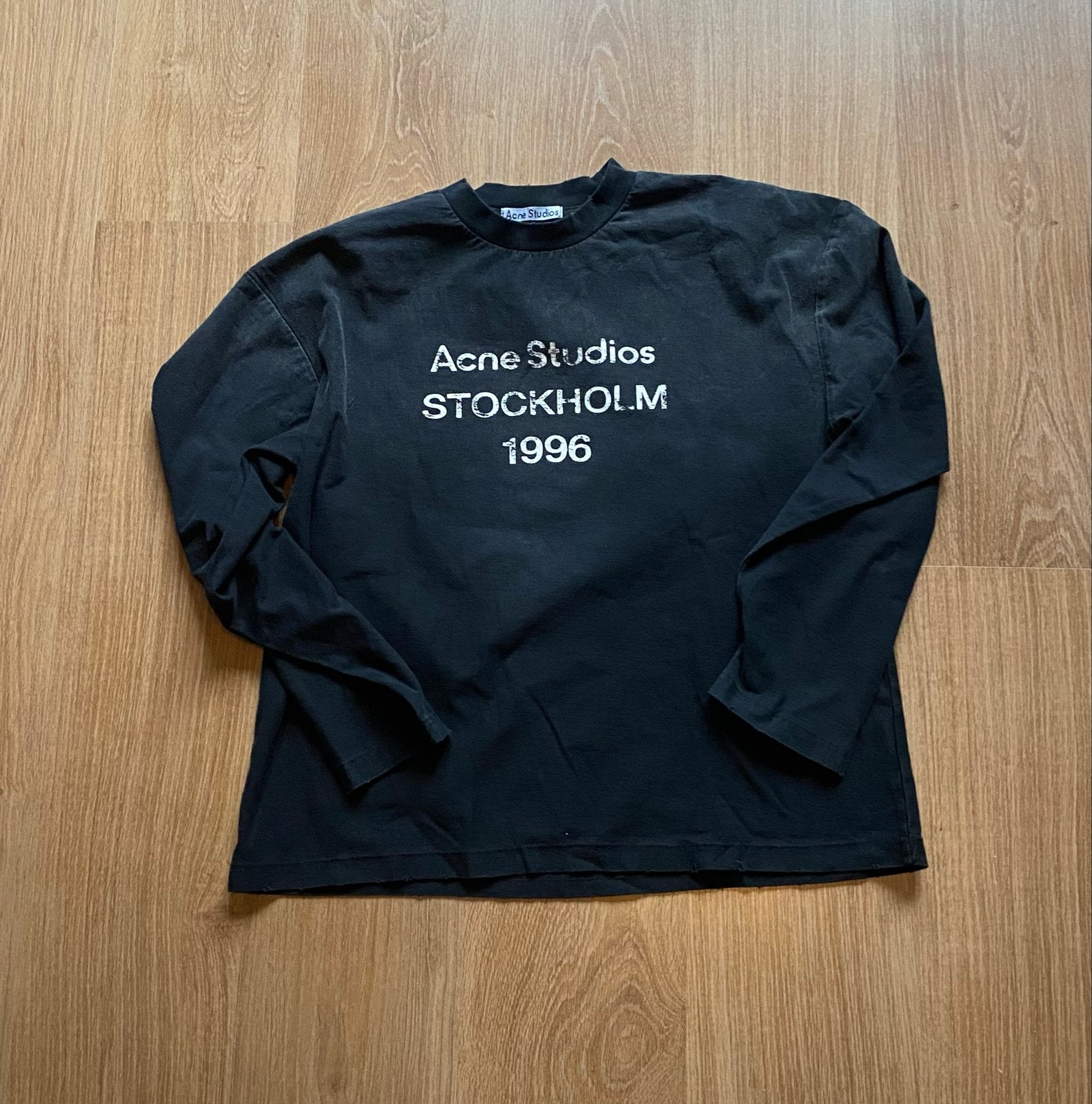 Acne Studios longsleeve Zwart Maat S, Ophalen of Verzenden, Gedragen, Zwart