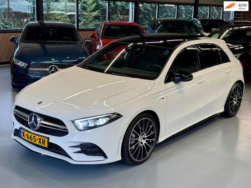 Mercedes-Benz A-klasse AMG 35 A35 4MATIC Pano/Sfeer/Burmeste, Gebruikt, Euro 6, 4 cilinders, 2000 kg