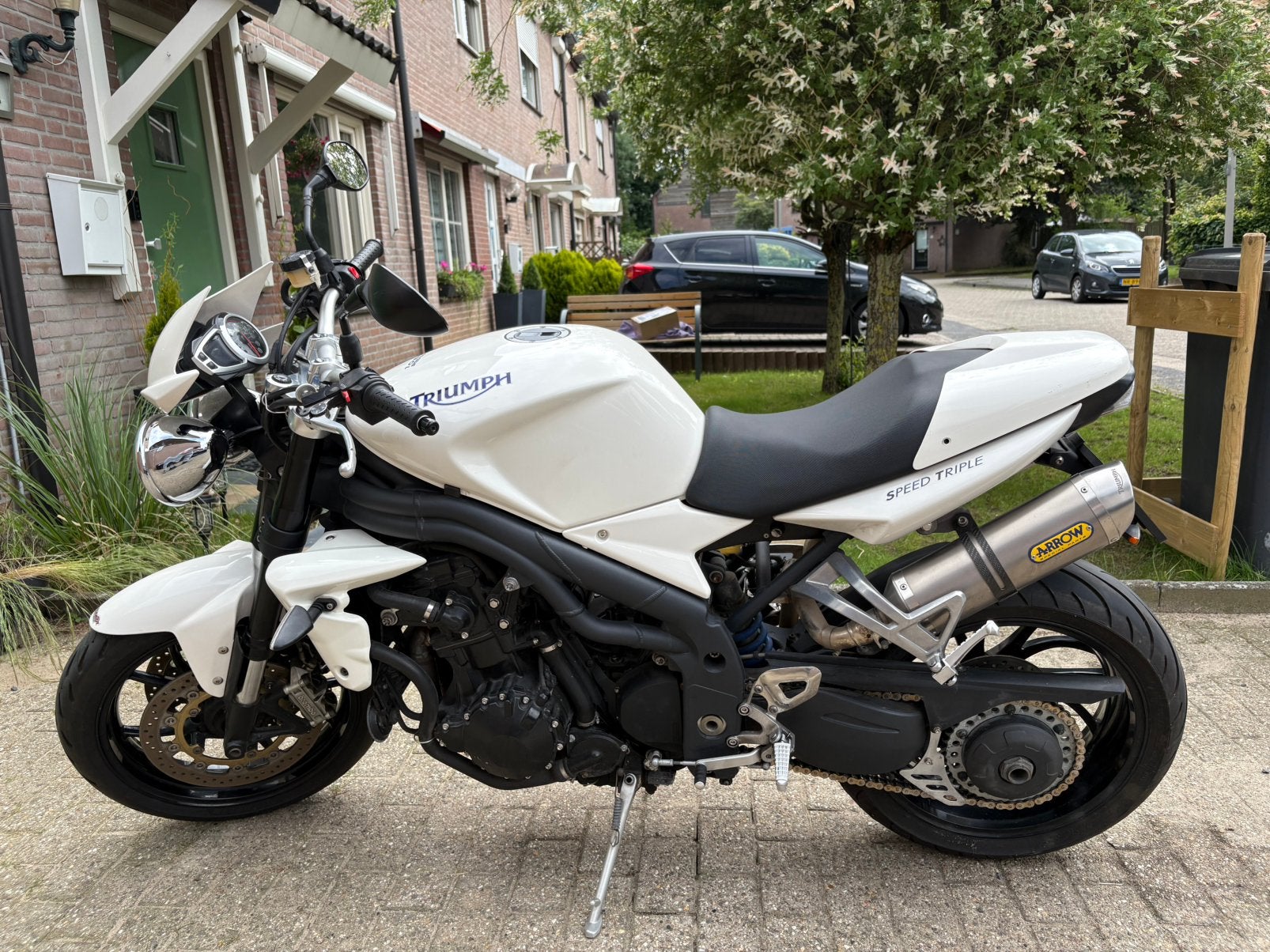 Triumph Speed Triple 1050 | 2010 | Wit, Motoren, Motorrijbewijs A, 3 cilinders, Particulier, 1050 cc