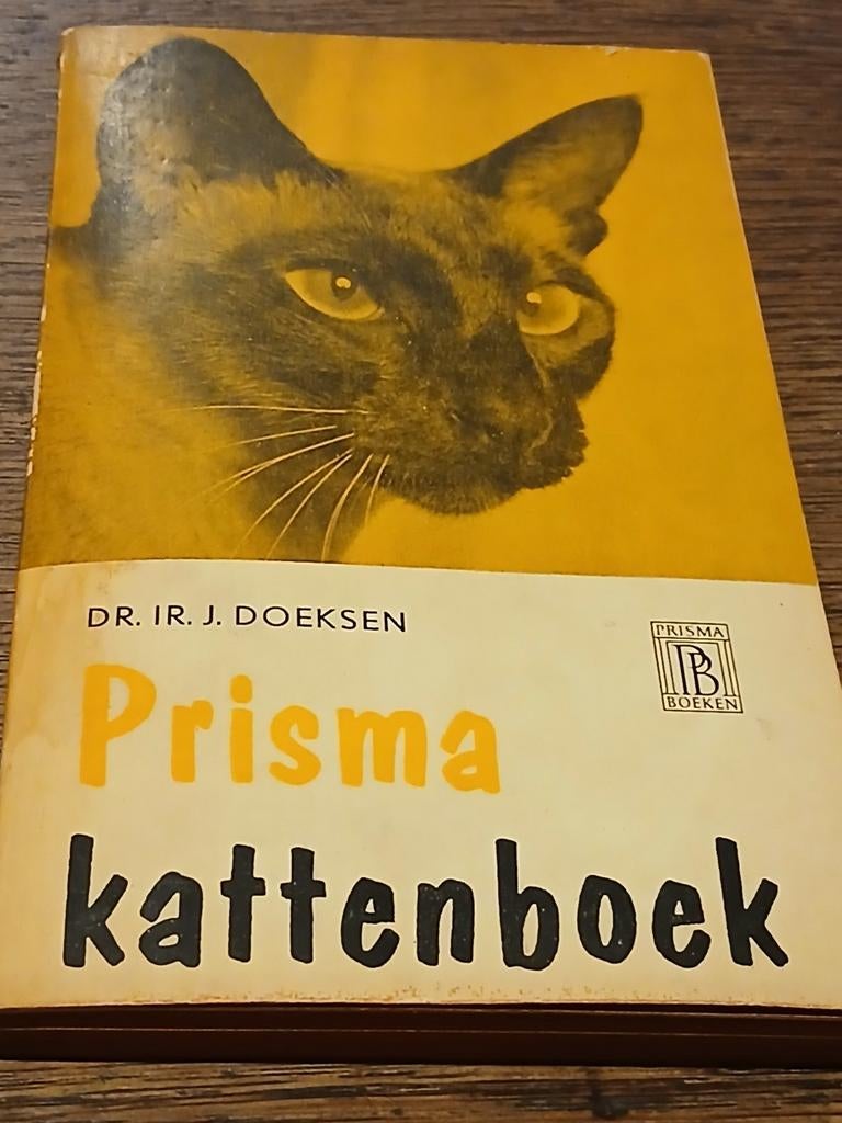 PRISMA KATTENBOEK(1959) .DR IR.J.DOEKSEN., Gelezen, Ophalen of Verzenden, DR.IR.J.DOEKSEN, Katten