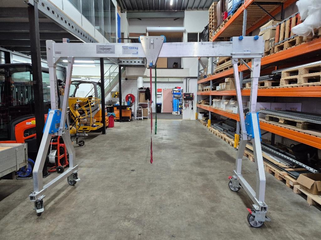 Aluminium verstelbaar en demontabel Hijsportaal, Doe-het-zelf en Verbouw, Overige Doe-het-zelf en Verbouw, Zo goed als nieuw, Ophalen of Verzenden