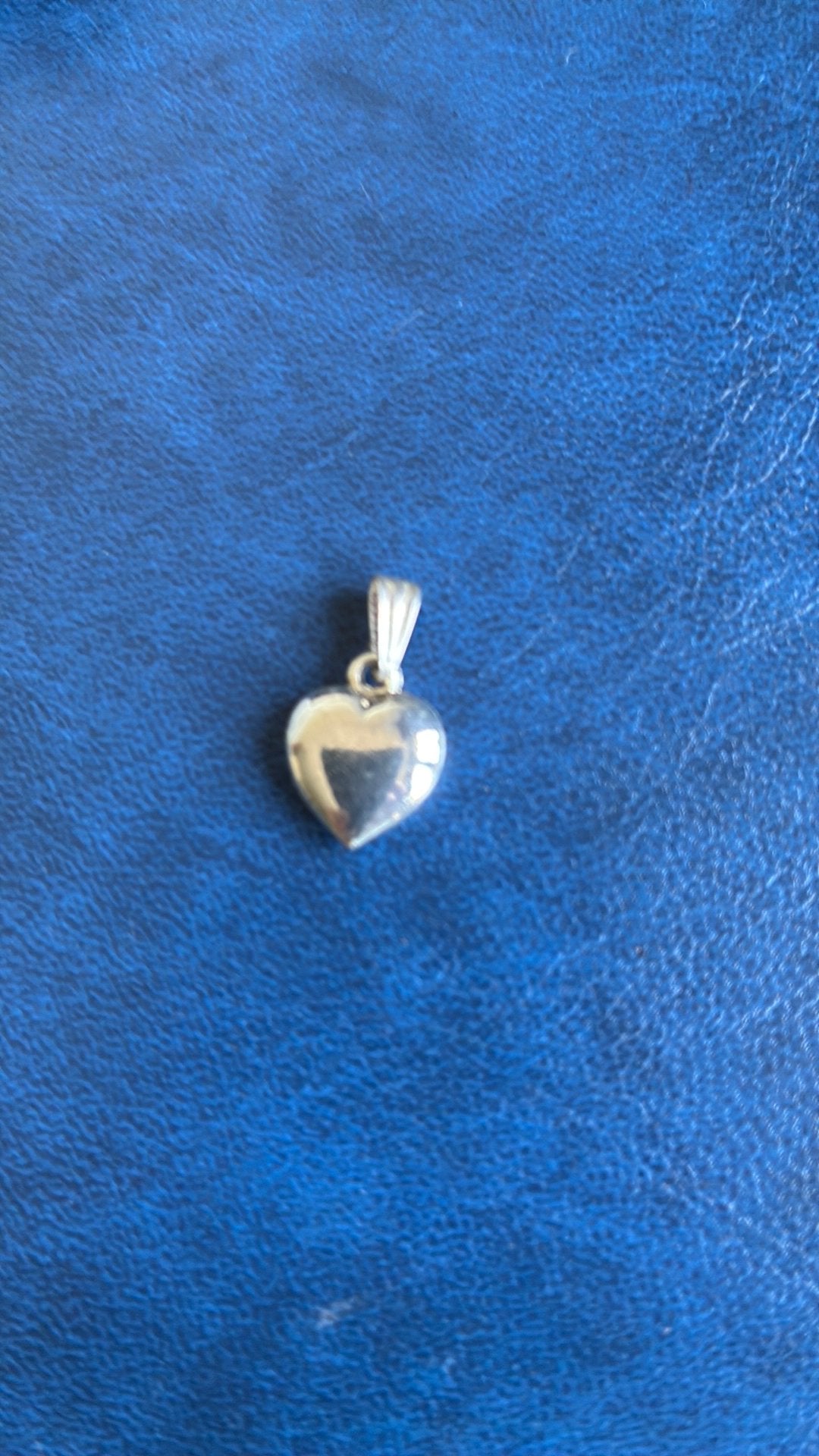 Zilver hanger hartje, Gebruikt, Ophalen of Verzenden, Hart, Zilver