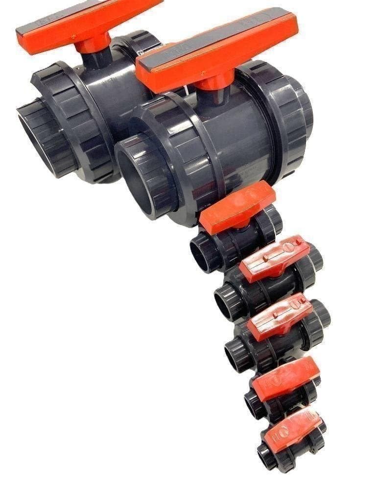PVC buis , PVC Schuif/Kogelkranen, bodemdrain, skimmer, Ophalen, Nieuw, Vijverpomp