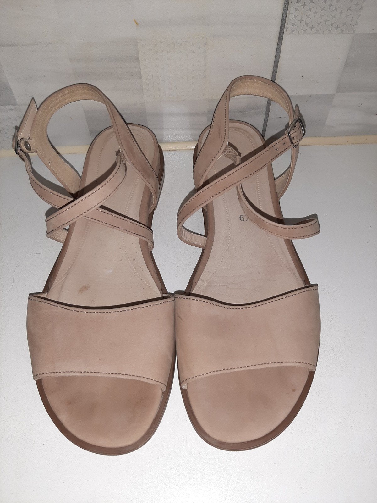 GABOR sandalen maat 40, Verzenden, Beige, Gabor, Sandalen of Muiltjes
