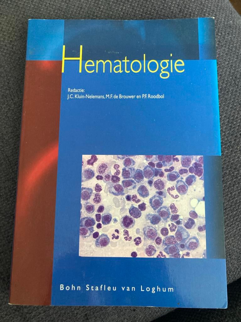 Hematologie - redactie J.C. Kluin-Nelemans / Bohn Stafleu, Boeken, Ophalen of Verzenden, Beta, Gelezen, HBO