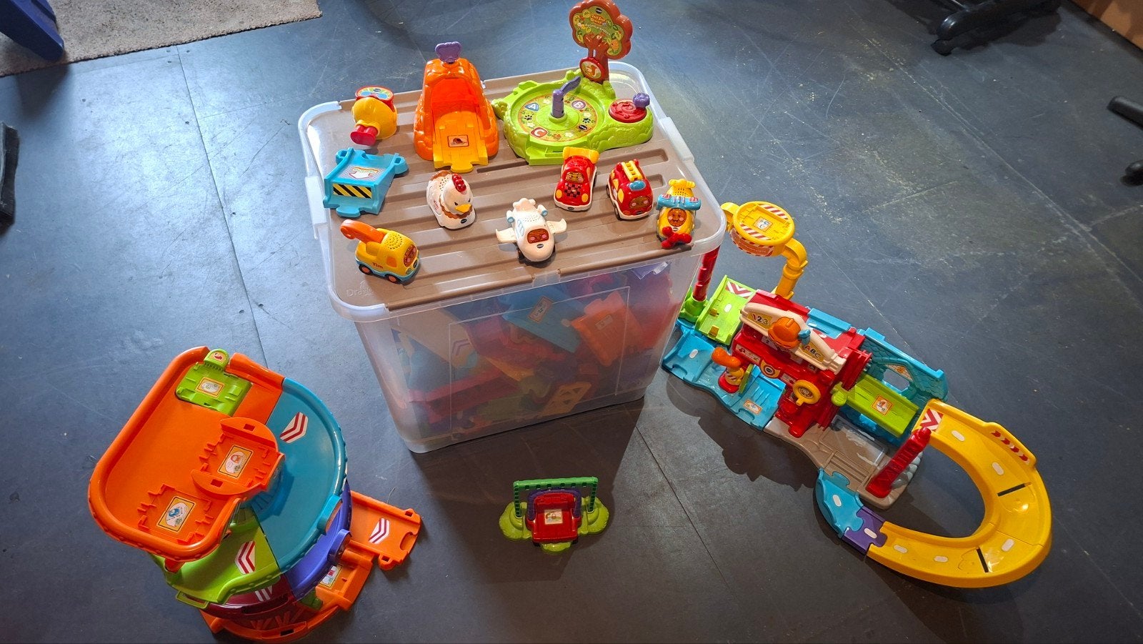 Grote set VTech Toet Toet Auto's en Zoef Zoef Dieren, Ophalen, Gebruikt, Jongen of Meisje