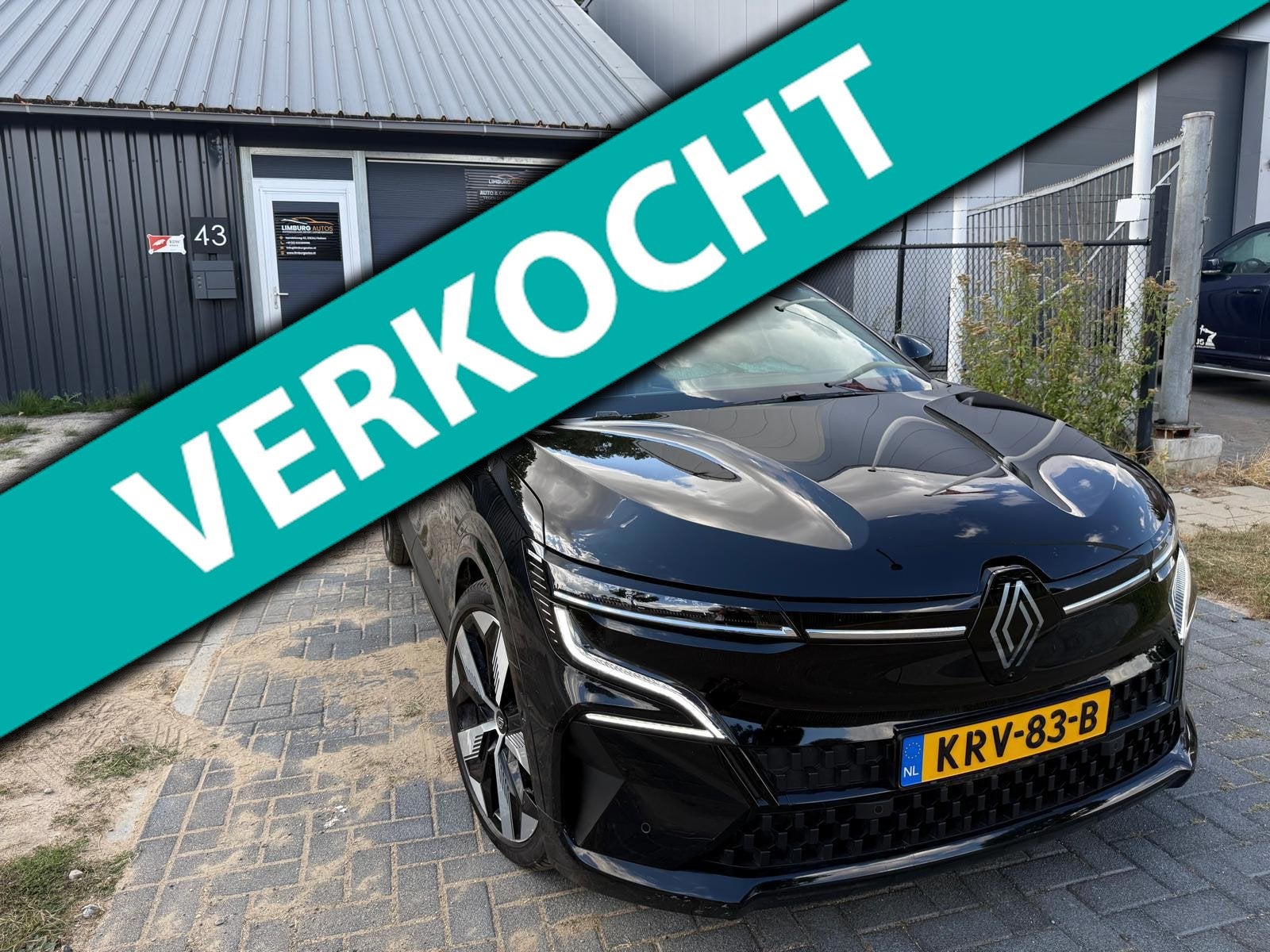 Renault Megane E-Tech EV60 Optimum Charge Evolution, Auto's, 163 min, Zwart, Leder en Stof, Zwart