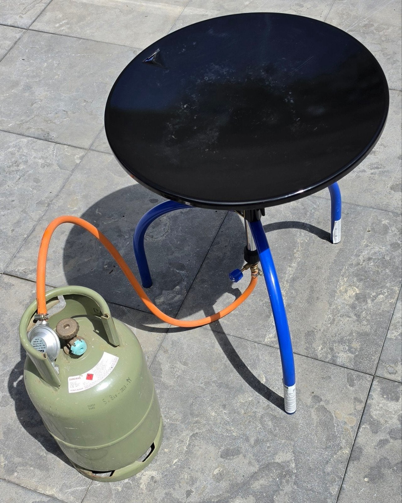 Cadac Global Skottelbraai, Ophalen, Gebruikt